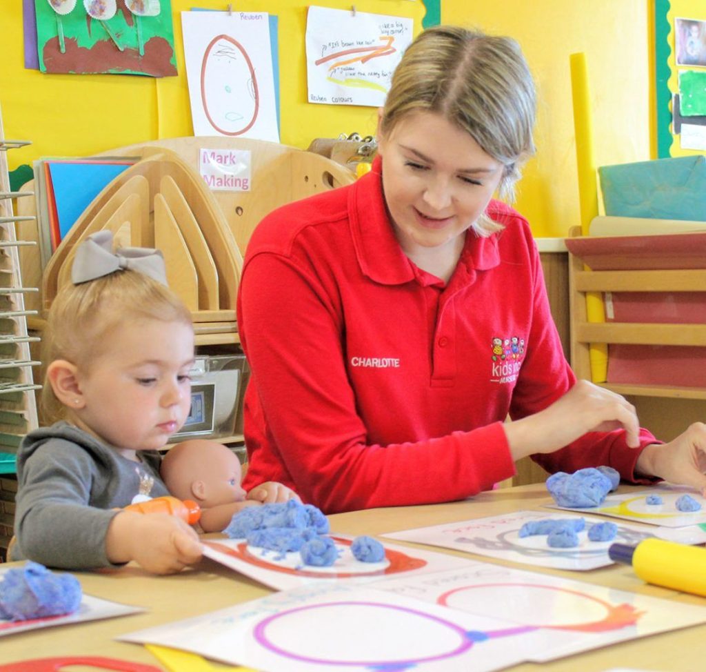 Nutrition | Kids Inc Nurseries Chingford Staff playing with someone