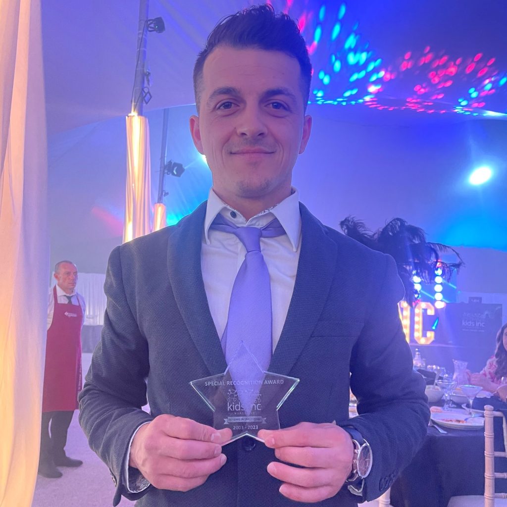 Team Member Spotlight: Chef Marian Ionita | Kids Inc Nurseries Marian award