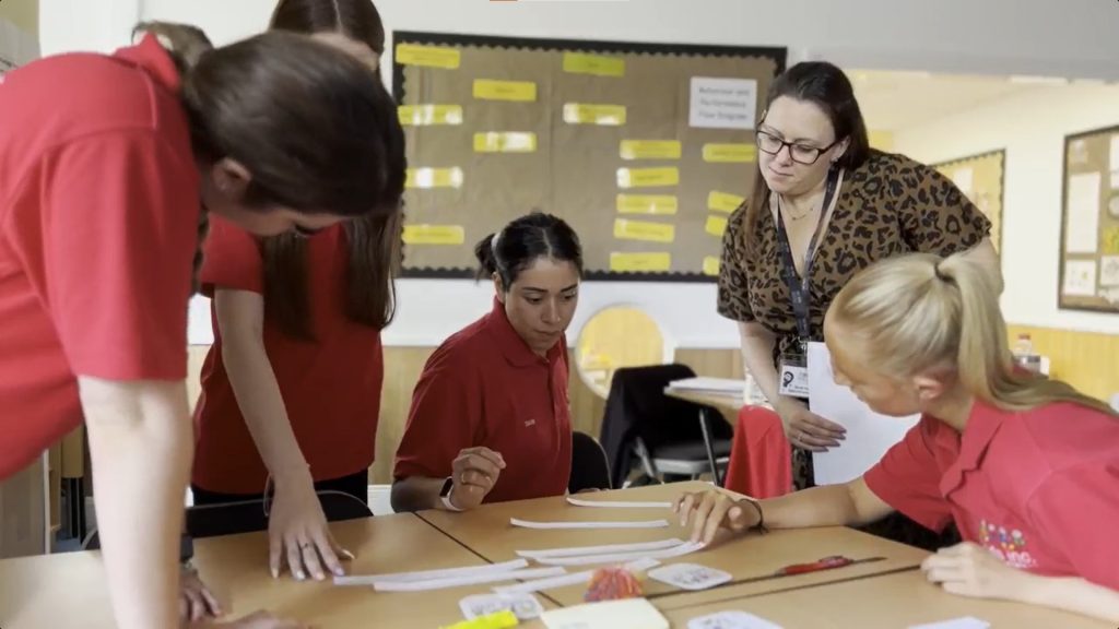 Kids Inc Training Academy - Sarah Austin with Apprentices