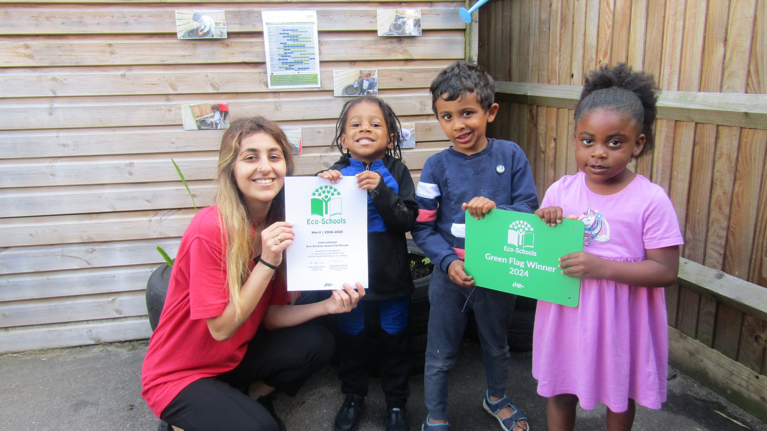 Kids Inc Nurseries Earn Prestigious Eco-Schools Green Flag Award | Kids Inc Nurseries Kids Inc Day Nursery Enfield win Eco-Schools Green Flag Award