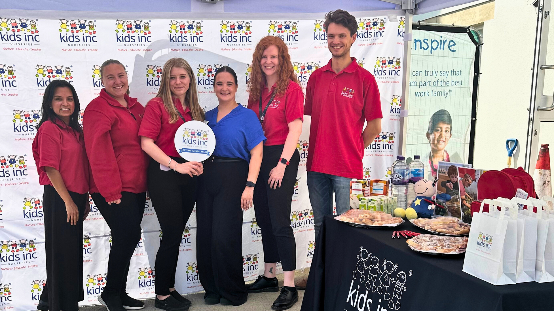 Kids Inc Day nursery Knaphill staff had a great day meeting all the local parents interested in our nursery!